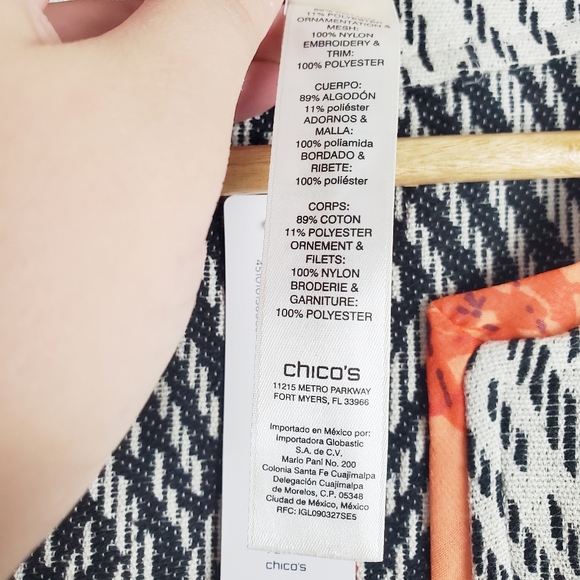 Chico's Embroidered Artisan Applique Jacket - Picture 6 of 8